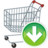 Shopping cart down Icon